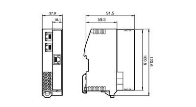 Pepperl+Fuchs VBG-EP1-KE5-DMD | AS-Interface PROFINET / EtherNet/IP Gateway (2 Networks)