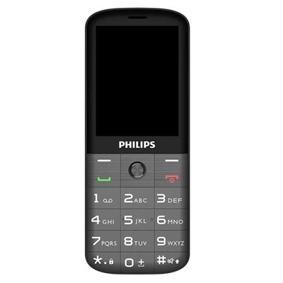 Philips E227 2.8 QVGA TFT Büyük Ekran 1700 Mah Bataryalı Plastik Kasa Tuşlu Cep Telefonu