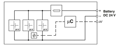 Phoenix Contact- 1460923 UPS-BAT/LI/24DC/284WH - Akü modülü