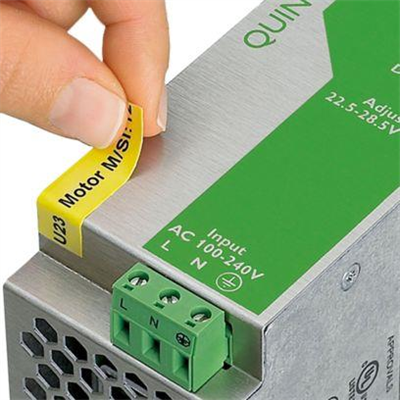 Phoenix Contact-0803936 MM-EMLC (EX18)R C1 WH/BK - Kumaş etiket