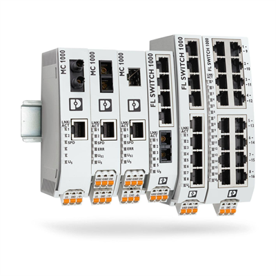 Phoenix Contact-1085214 FL SWITCH 1004N-FX SM - Industrial Ethernet Switch