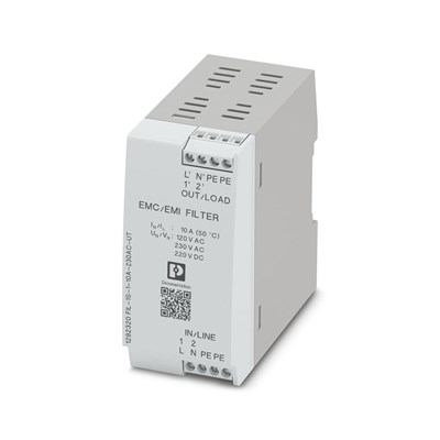 Phoenix Contact 1292320 FIL-1S-1-10A-230AC-UT - 10 A 230 V AC 220 V DC EMC Filtresi