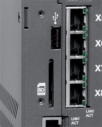 Phoenix Contact-1524692 FL SWITCH EP6404-4GSFP-RED-HV - Industrial Ethernet Switch