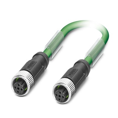 Phoenix Contact 1573400 NBC-M12FSD/0,2-93B/M12FSD – PROFINET & EtherCAT® CAT5 Ağ Kablosu, 0,2 m
