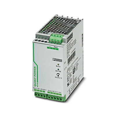 Phoenix Contact 2320924 QUINT-PS/3AC/24DC/20/CO | 24V 20A 3 Faz Endüstriyel Güç Kaynağı | SFB Teknolojisi | Koruyucu Kaplamalı | 2320924