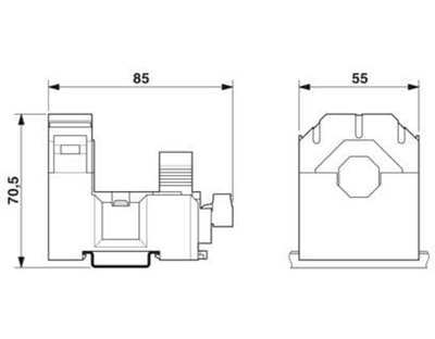 Phoenix Contact-2813486 Akım ölçüm transdüseri MCR-SL-S-100-I-LP