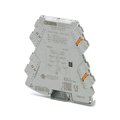 Phoenix Contact 2902065 MINI MCR-2-CVCS-PT – Sabit Gerilim ve Akım Kaynağı, 9,6-30 V DC Giriş, 1,25-10 V / 2,5-20 mA Çıkış