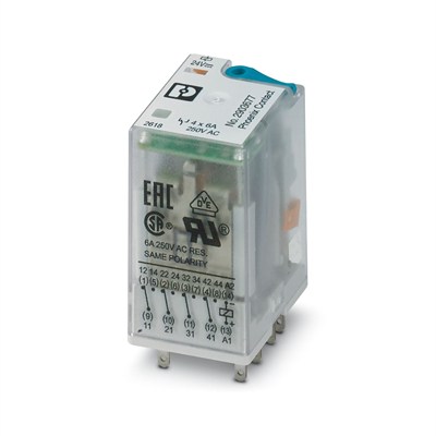 Phoenix Contact 2903677 REL-IR4/LDP-24DC/4X21 | 24V DC Tek Röle, 4 Enversör Kontak