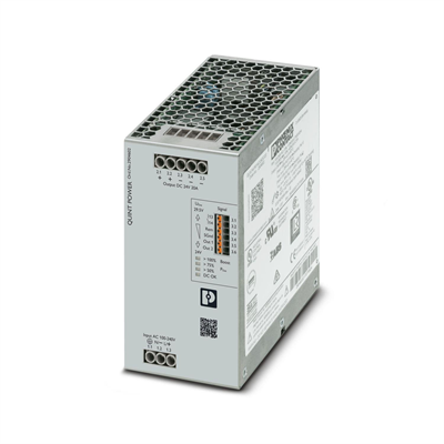 Phoenix Contact 2904602 QUINT4-PS/1AC/24DC/20 - Güç Kaynağı | 1 Faz 24 V DC / 20 A | SFB Teknolojili | NFC Arabirimli