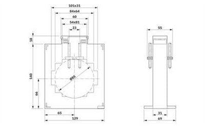 Phoenix Contact-2905889 Akım trafosu  PACT MCR-V2-10020-129-2000-1A1