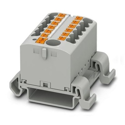Phoenix Contact 3273220 PTFIX 6/12X2,5-NS35A GY Dağıtım Bloğu | 13 Bağlantı, 690V