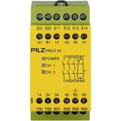 Pilz 774310 PNOZ X3 24VAC 24VDC 3n/o 1n/c 1so