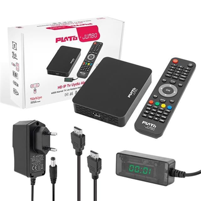 Plato Jumbo Linux Tabanlı Ethernet Girişli IP TV Uydu Alıcısı