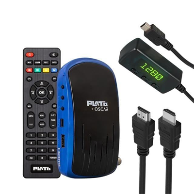 Plato Oscar Çift Usbli Tkgsli Full HD Uydu Alıcısı