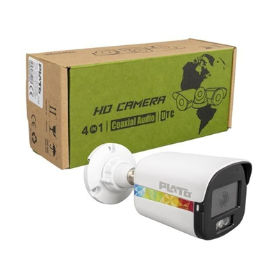 Plato PL-22995 5mp Color Vu Mikrofonlu 2.8 Mm 3 Atom Led Metal Kasa Ahd Bullet Kamera