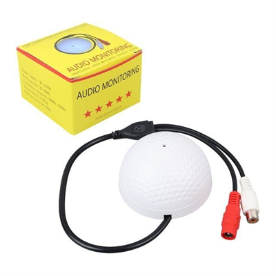 PowerMaster AD-AU10 Dome Tip DVR/AHD/ANALOG/IP/TVI/CVI Kamera Mikrofonu (9V-12V DC - 5M2-150M2)