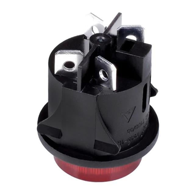 PowerMaster IC-180G Anahtar Basmalı 4 Pin Kalıcı Yuvarlak 25 Mm