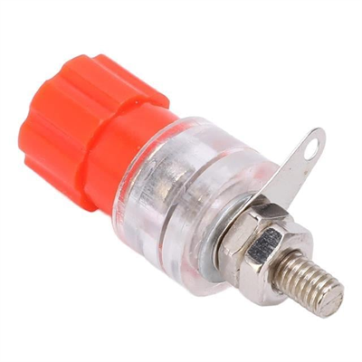 PowerMaster IC-240B Şeffaf 4mm Büyük Boy Banana Born Klemens (1 Adet)