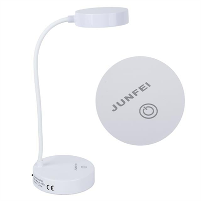 PowerMaster JF-1631 20 LEDli 2.5 Watt Şarjlı Esnek Masa Lambası - Dokunmatik ve USB Şarjlı