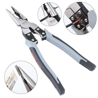 PowerMaster Karga Burun - Terminal Sıkıştırma - Kablo Soyacı Pensesi (4IN1 Fonksiyonlu)