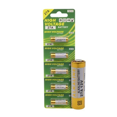 PowerMaster MN27A 12 Volt 27A İnce Alarm Pili Alkaline Batarya (5LI Paket)