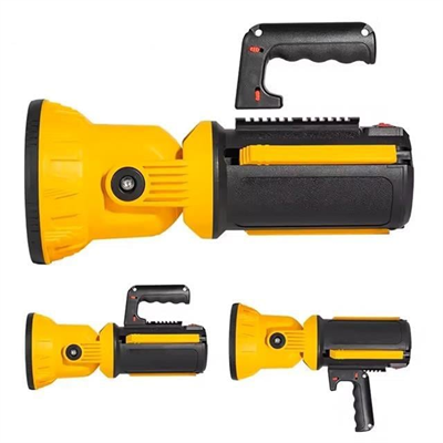 PowerMaster MX-W5164-3 Kırmızı Mavi Çakarlı COB Ledli Şarjlı Kamp El Feneri Işıldak