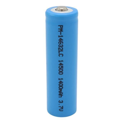 PowerMaster PM-14632 LC 14500 3.7 Volt 1400mAh Şarj Edilebilir EL Feneri Pili (AA Pil İle Aynı Boyutta)