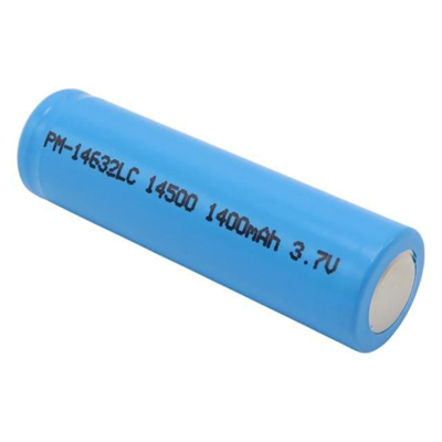 PowerMaster PM-14632 LC 14500 3.7 Volt 1400mAh Şarj Edilebilir EL Feneri Pili (AA Pil İle Aynı Boyutta)