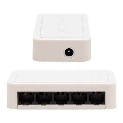 PowerMaster PM-17647 5 Port 10/100 Mbps Ethernet Switch