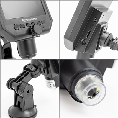 PowerMaster PM-18798 4.3 LCD Ekranlı 3.6 MP Taşınabilir HD Dijital Mikroskop