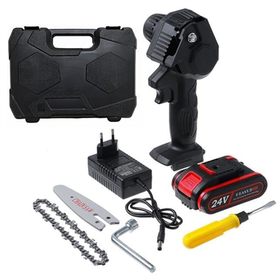 PowerMaster PM-20309 Zincirli Şarjlı Matkap Testere 24 Volt - 550 Watt
