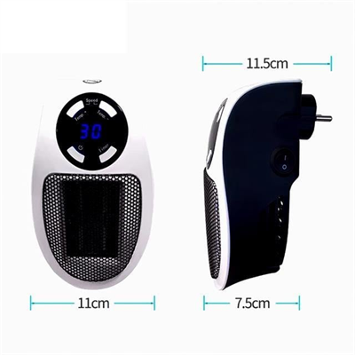 PowerMaster PM-20327 500 Watt Priz Tipi Uzaktan Kumandalı Taşınabilir Isıtıcı (Zamanlayıcı - Otomatik Kapanma)