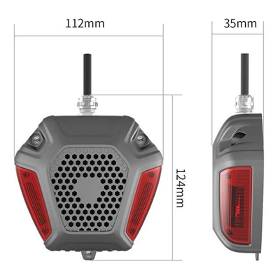 PowerMaster PM-21671 Tır - Kamyon Kör Nokta Uyarı Ve Acil Aydınlatma Cihazı - Sensörsüz (Türkçe Dil)