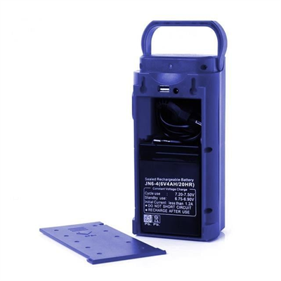 PowerMaster PM-21980 24 Ledli Şarjlı Işıldak (6V4A Akülü - Powerbank Özellikli)