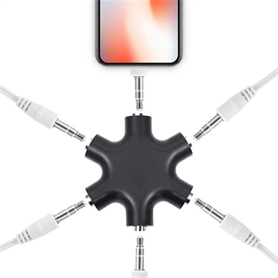 PowerMaster PM-24172 6LI 3.5mm Stereo AUX Çoklayıcı