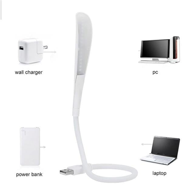 PowerMaster PM-24560 14 Ledli Beyaz Esnek Usb Led Lamba 3 Kademeli