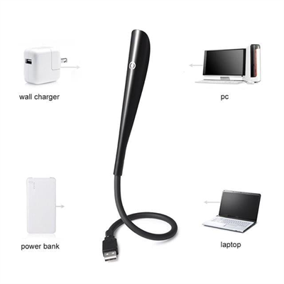 PowerMaster PM-24561 14 Ledli Siyah Esnek Usb Led Lamba