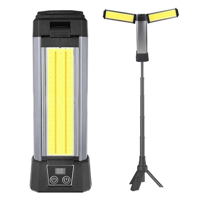 PowerMaster PM-24565 25 Watt USB - Type-C Girişli P50 Ve Cob Ledli 2 Kanatlı Kollu Çalışma Lambası