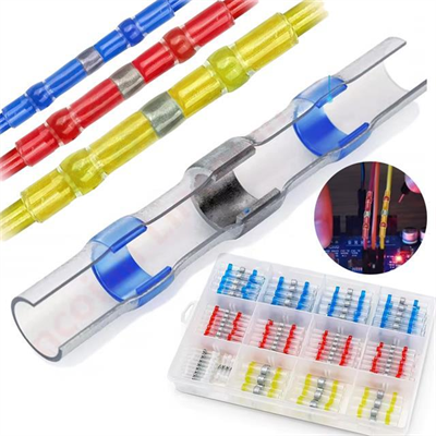 PowerMaster PM-24703 Dahili Lehimli Mühür Makaron 300 Adet 4 Boy Isıyla Daralan Kablo Koruması