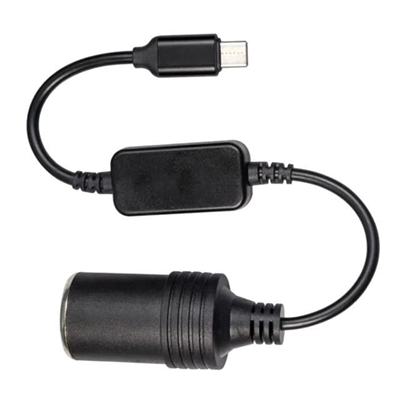 PowerMaster PM-24759 Type-C 5 Volt To 12 Volt Çakmak Fiş Çevirici