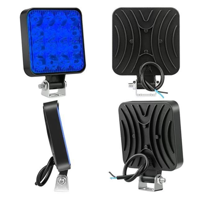 PowerMaster PM-25309 SUV - Off Road - Motosiklet Farı Sis Lambası Mavi LED 12 Volt 48 Watt