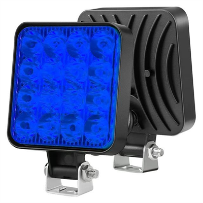 PowerMaster PM-25309 SUV - Off Road - Motosiklet Farı Sis Lambası Mavi LED 12 Volt 48 Watt