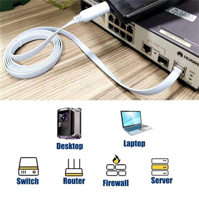 PowerMaster PM-25874 USB FT232RL Chip to RJ45 Ethernet Kablo (1.5 Metre)