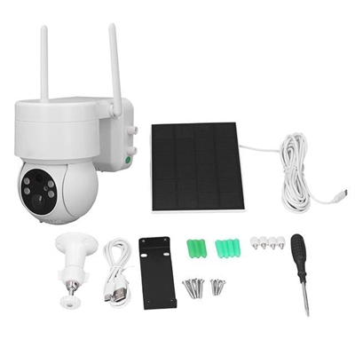 PowerMaster PM-26196 Solar Güneş Panelli Dış Mekan Wifi Kamera 4MP 1080P ICSEE Uygulama Destekli