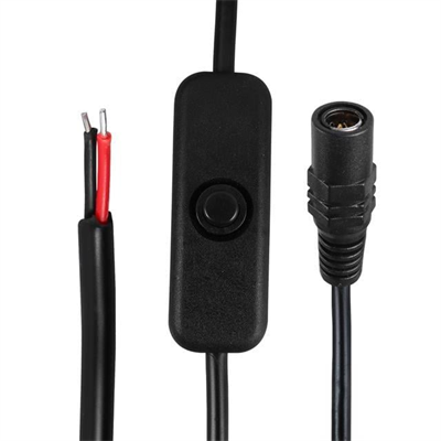 PowerMaster PM-26710 Anahtarlı  5.5*2.5 Mm Uç DC Kablo 30 Cm