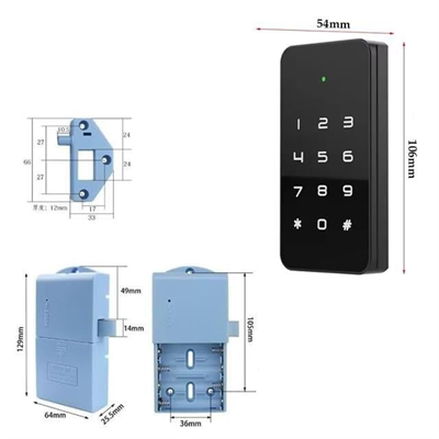 PowerMaster PM-26728 RFID Ve Tuş Panelli Dijital Elektronik Kapı Dolap Kilidi (2li Paket)
