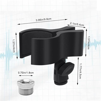 PowerMaster PM-26937 Mikrofon Standı Klipsi Plastik Yaylı 3-6CM