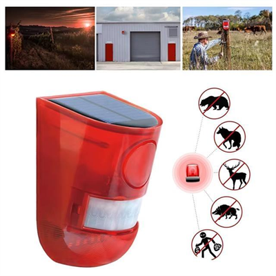 PowerMaster PM-26943 Sesli Hayvan Kovucu Alarm Cihazı Solar Panelli