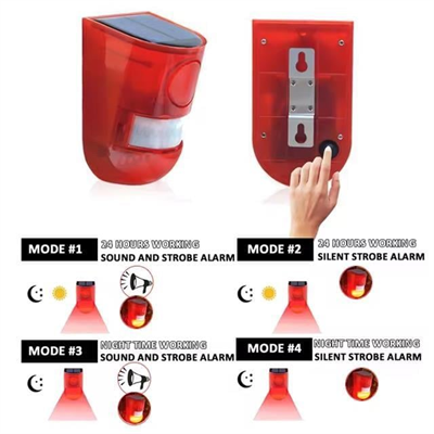 PowerMaster PM-26943 Sesli Hayvan Kovucu Alarm Cihazı Solar Panelli