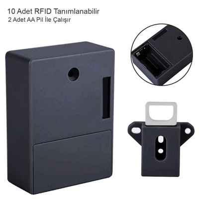 PowerMaster PM-26971 Gizli Çekmece Dolap RFID Kapı Güvenlik Kilidi